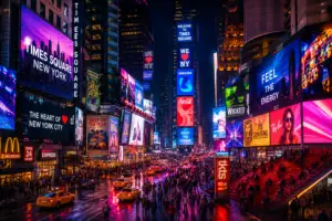 Experience the bright lights, world-famous attractions, Broadway shows, shopping, dining, and unforgettable energy that make Times Square the heart of New York City.