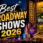 Broadway show theater marquee Times Square NYC 2026