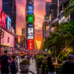 Hidden gems near Times Square with secret park entrance in Midtown Manhattan