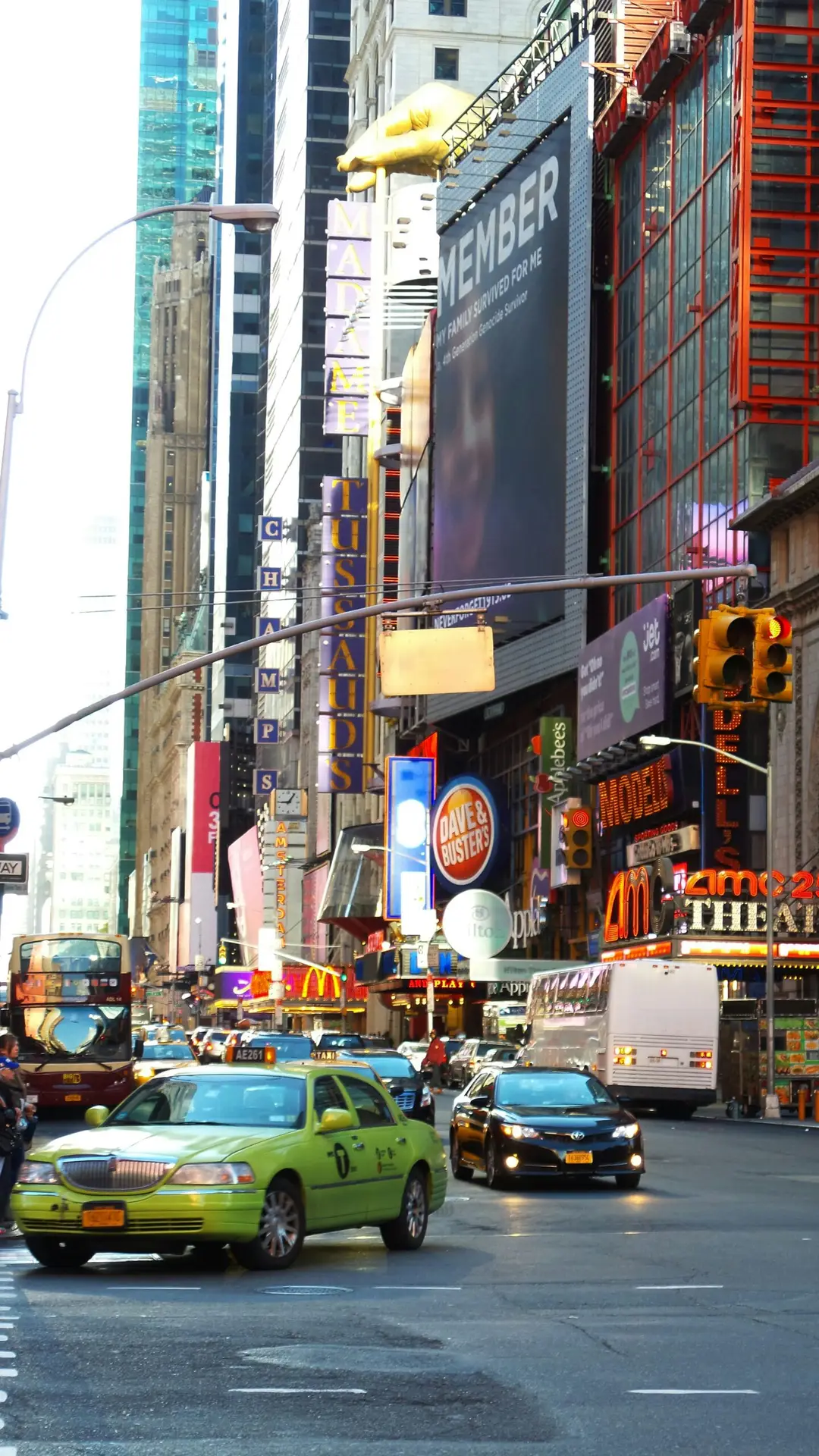 Times Square attractions, shopping and entertainment
